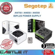 Segotep AN750 AN650 AN550 80PLUS True Rated Power Supply 550W 650W 750W Black White ATX PSU