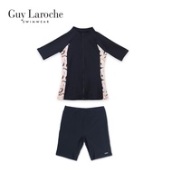 Guy Laroche Swimwear GPD9206 ชุดว่ายน้ำ กีลาโรช Skindive (สกินไดฟ์) เสื้อแขนสั้น กางเกงขาสั้น ชุดว่ายน้ำหญิง Plus size