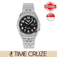 [Time Cruze] Seiko 5 SNK381  Automatic Stainless Steel Black Dial Men Watch SNK381K SNK381K1