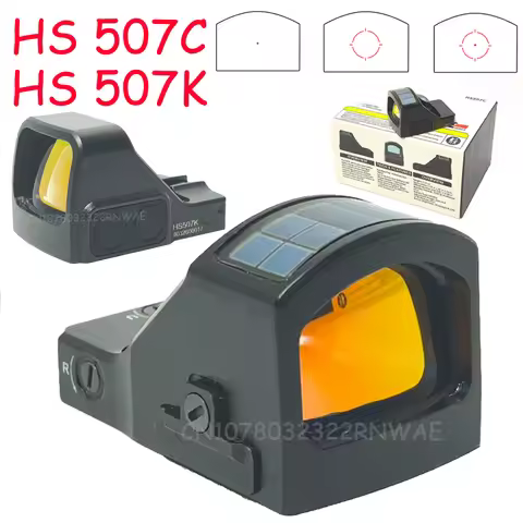 New Tactical HS 507C Optical Solar Red Dot Sight HS 507K Hunting Three Variable Point Adjustable Sco