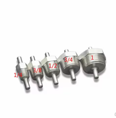 -60-260 degrees DS18B20 PT100 NTC10K PT1000 Temperature Sensor 1/4"(DN8) 3/8"(DN10) 1/2(DN15) 3/4" (