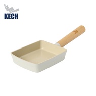 HomePro กระทะไข่ม้วน 18 ซม.  GROWTH IH สีครีม แบรนด์ KECH