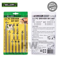 MATA 11 PCS CR-V SCREWDRIVER BIT DRIVER BIT SET SELLERY 11-218