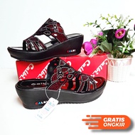Sandal Selop Wedges CALBI Terbaru ( COD ) - Sandal Wanita Terbaru2021 - Sandal Murah Nampol Harga Gr