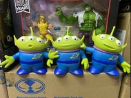 Disney Pixar thinkway toys 反斗奇兵 toy story 三眼仔 alien 一套三隻