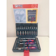 FION Block Set Box Knock Bosch 62-Piece 2 Inches 62-Piece Tool