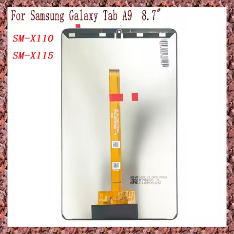 AAA For Samsung Galaxy Tab A9 8.7" SM-X110 SM-X115 X110 X115 LCD Display Touch Screen Digitizer Glas