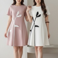 Super Luxurious Beautiful Anti-Wrinkle Women's Party Dress IMPORTED Premium Scuba Material 53918 - E