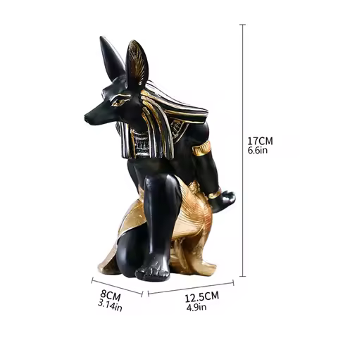 Phone Controller Holder Desktop Anubis Display Stand Resin Egypt God Controller Gamepad Stand For PS