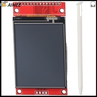 AIMEE กับ PCB 2.4 "SPI TFT STM32 5โวลต์/3.3โวลต์ โล่หน้าจอสัมผัส LCD ใช้งานง่ายๆ ILI9341 แผงหน้าจอสัมผัส LCD Arduino สำหรับเด็ก