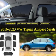 Car Window Sunshade For VW Tiguan Allspace 5seats 2016-2023 Car Sunshade Shield Front Windshield Fra
