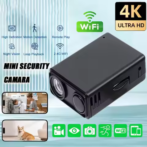 HD Wifi Mini Camera Monitor Rechargeable IP Remote Monitoring Security Camcorders IR Night Vision Bo