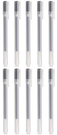 無印良品 凝膠墨水原子筆 黑色 0.38mm × 10入組