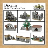 HBF Building MOC Diorama - SD00 - DIY Toy Building Miniature