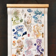 礦海絮語－實木掛軸海報