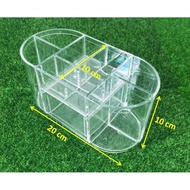 Transparent Acrylic Desk Organizer stationery holder office drawer organizer