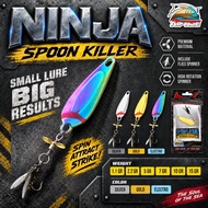 Metal Spoon Riptide NINJA Spoon Killer Fishing Bait (1.1g 2.2g 5g 7g) - Spoon Lure High Speed Rotati