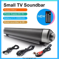 COD Portable Bluetooth Soundbar Home Theater with Remote Control  LP S08 / speaker bluetooth system 