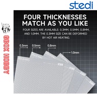 MOD accessories plastic rubber Plate model Plastic Plate With Printed 0.3 0.5 0.8 1.0mm PLASTIC CARD