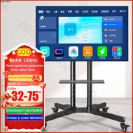 32-75Inch LCD TV Stand Rack Tilt 15 Universal Hanging TV Mount with Bracket with Wheel