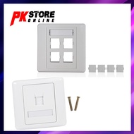 1/4 PORT FACE PLATE ETHERNET FACE PLATE RJ45 WALL PLATE,RJ45 SOCKET WALL FACE PLATE