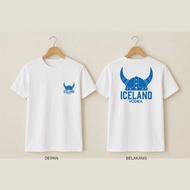 Iceland vodka adult top t-shirt men's and women's t-shirt/ distro t-shirt/