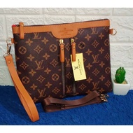Lv imported clutch bag res two, women's handbag, sling bag