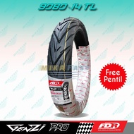 Ban FDR Genzi PRO 100/80 Ban Motor Matic Ring 14 Tubeless