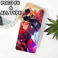 G26 - XIAOMI Case Latest F6 5Gpoco 2024 - Flexible rubber material - ANIME MOTIF - XIAOMI silicone F