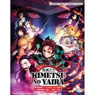 DVD ANIMATION ENG DUB * KIMETSU NO YAIBA SEASON 1 + 2 + MOVIES 2 IN 1+MV