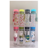 EPLAS 500ml / 600ml Graphic Water Bottle With Handle, Water Tumbler, Botol Air, BPA Free, EGH-500BPA