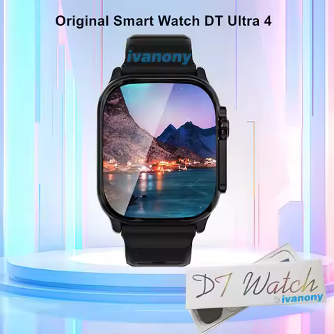Original Amoled Smart Watch DT Ultra 4 Support Earphone Connect 4GB Memory Google Map Navigation Com