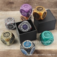 New Style D6-Sided Metal 7-In-1 Dice Rotating DND Dungeon and Dragon RPG Role-Playing Multi-Faceted 