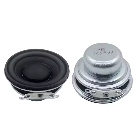 SOTAMIA 2Pcs 1.5 Inch Portable Full Range Speaker 40mm 4 Ohm 5W Multimedia HIFI Loudspeaker DIY Audi
