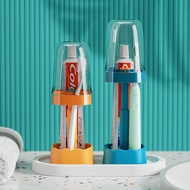 Creative toothbrush holder Tabletop wash cup set, mouthwash cup Student toothbrush cup storage rack 