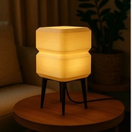 3D Cube Desk Night Light - Modern Design, Warm Light