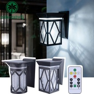 CABEZATWLJ Solar Wall Lights, Round/Square Waterproof LED Solar Lamp, Trend IP54 Rating Light Sensor