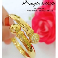 Zhulian Gold Plated Bangle(BG5010)