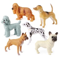 youn 6PCS Dog Figure Sea Animal Model Figurine Kids Classroom Science Learning Toy