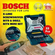 SYK Bosch X-Line 33 pcs Screwdriver Bit Drill Bits Set Mini Set Mata Drill Set Mata Drill Skru Pemut