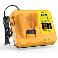 DCB118 Replacement for Dewalt Battery Charger, Fast Charger with USB Compatible with Dewalt 20V 60V 