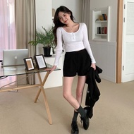 高腰短褲