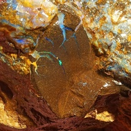 Opal Rough Stone Opal Rough Stone Fire Color Opal Opal Mineral Crystal Ore Teaching Specimen Colorfu