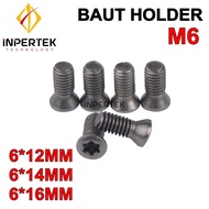 Baut Holder M6X16 Screw Bintang 6 X 16 mm Insert Holder Bubut Milling Mur