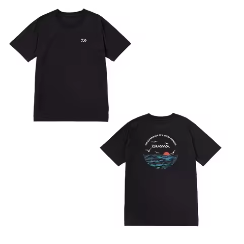 Fishing Pescia Daiwa Team 2026 Fashion Men's Clothing Summer Cotton T-Shirt - Comfortable High-Quali