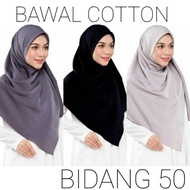 Tudung Bawal Cotton / Bidang 50 / Bawal / Tudung Bawal / Bawal Cotton