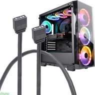 dusur 24AWG ARGB Extension Cable For ARGB Fans And LED Strips Lights 3 Pin Connectors