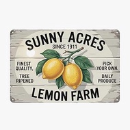 Classic Metal House Number Sign Vintage Style Design Lemon Farm Sunny Acres Add Charm To Your Home G
