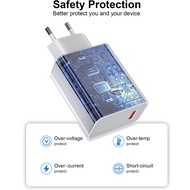 Xiaomi 6A 33W Type C Charger Fast Charger with Cable TYPE-C EU Charger Fast Charging android For Red