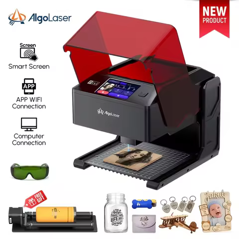 Algolaser 3W 5W 10W Laser Engraving Machine For Beginners Schools Startups DIY Crafting Decorations 